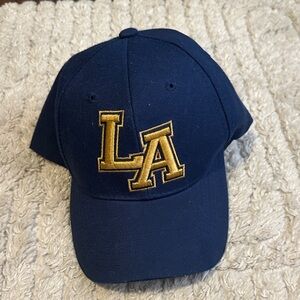 Navy Blue Cap with Gold LA Logo
